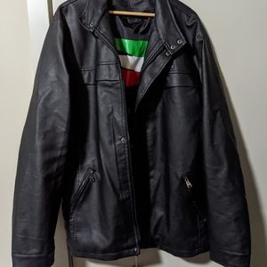BV Clothing Italian Faux Leather Jacket